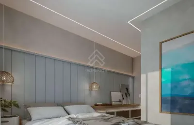 Vista mar garden - apartamento 2 suítes centro da cidade de navegantespadrão