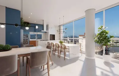 Star class home - apartamento alto padrão 3 suítes no centro, itajaí/sc