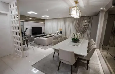 Marine vision - marine vision | apartamento de 144m2 privativos mobiliado, equipado e decorado com vista para o mar