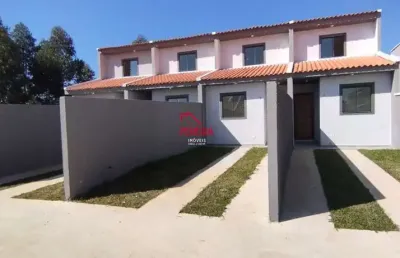 Casa com 3 quartos à venda na rua irene rosseto, 24, campo de santana, curitiba, 50 m2 por r$ 280.000