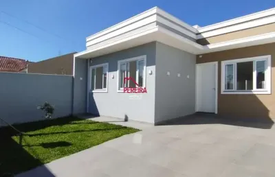 Casa com 3 quartos à venda na rua paulo leminski, 453, jardim veneza, fazenda rio grande, 71 m2 por r$ 419.900