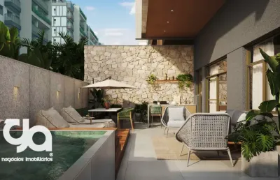 Vendo apartamento em construção na av. das américas, km-1 pròximo metrô jd oceanico- barra