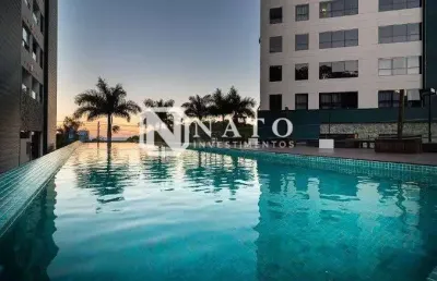 Apartamento mobiliado com 1 quartos, vista mar e lazer completo – 70m² na praia com vista e estrutura de resort