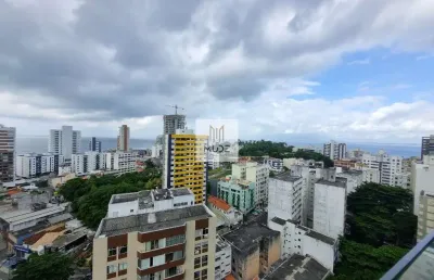 Zn barra - studio de 22m² com varanda - mobiliado- morar ou investir | infraestrutura completa - perto da praia da barra apenas 400m- à venda na barra