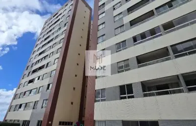 Condomínio vista mar no costa azul - apartamento 3/4 com 74m², 2 vagas, varanda com reike e infraestrutura completa!