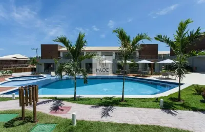 Solaris village imbassaí -1 quarto, 63m², piscina e próximo à praia | apartamento à venda - imbassaí - litoral norte- bahia