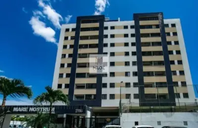 Residencial mare nostrum, cobertura duplex, 2 quartos reversível para 3, 1 suíte, 104 m² ac, terraço com churrasqueira - á venda em lauro de freitas