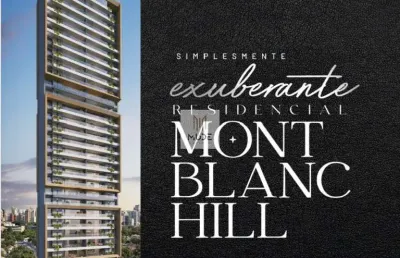 Residencial mont blanc hill - 3 suítes - 133,81m² - lavabo - 2 vagas - varandão gourmet - á venda no caminho das árvores