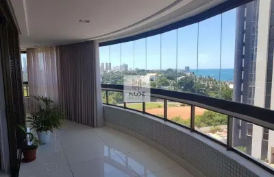 Mansão bernardo bertolucci em ondina, salvador-ba com 4 suítes, 312m² e 4 vagas de garagem!