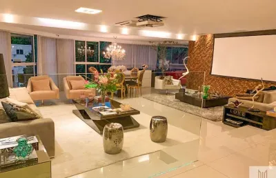 Imperdível apartamento de luxo no horto florestal, salvador-ba: 4 quartos, 4 suítes, 3 salas, 6 banheiros, 3 vagas de garagem.