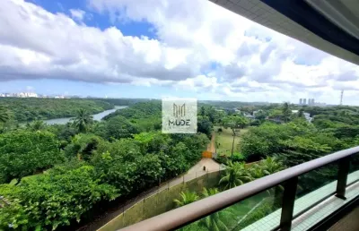 Parque tropical, apto 3 ou 4 suítes com closet e varandão gourmet, 115 e 155m², 3 vagas, vista mar e parque | à venda - patamares