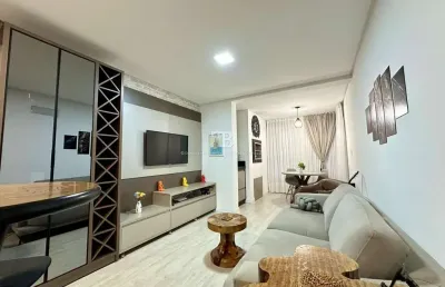 Apartamento mobiliado com suíte e churrasqueira no jardim américa, chapecó