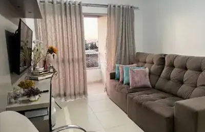 Apartamento semimobiliado com 2 quartos e 2 vagas no paraíso