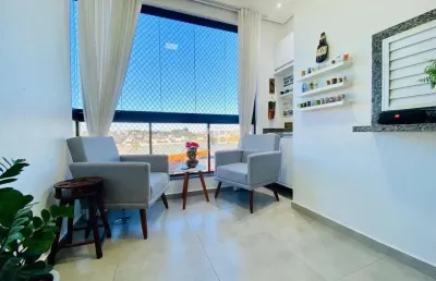 Apartamento mobiliado com 3 quartos e 2 vagas à venda no palmital, chapecó
