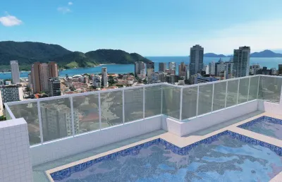 More no melhor da ponta da praia com apenas 3 apartamentos por andar