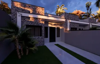 Linda casa no litoral paranaense localizado no balneário ipanema