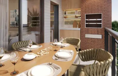 Tekoa residence apartamentos 02 e 03 quartos de frente ao shopping  castanheira