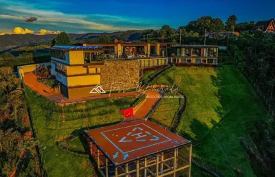 Casa em condomínio fechado com 11 quartos à venda na avenida pedro paulo, 3001, descansopolis, campos do jordão por r$ 54.000.000