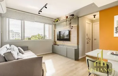 Apartamento com 2 quartos à venda na avenida florianópolis, 95, azenha, porto alegre por r$ 420.000