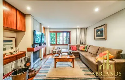 Casa em condomínio fechado com 4 quartos à venda na rua desembargador espiridião de lima medeiros, 284, três figueiras, porto alegre por r$ 1.380.000