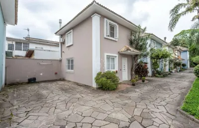 Casa em condomínio fechado com 3 quartos à venda na rua landel de moura, 2541, tristeza, porto alegre por r$ 500.000