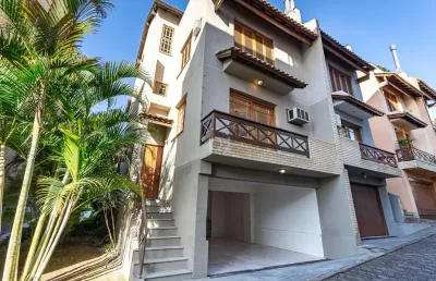 Casa em condomínio fechado com 3 quartos à venda na rua landel de moura, 744, tristeza, porto alegre por r$ 899.000