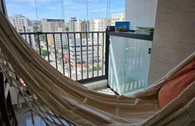 Apartamento com 1 dormitório para alugar, 35 m² por r$ 4.415/mês - moema - são paulo/sp