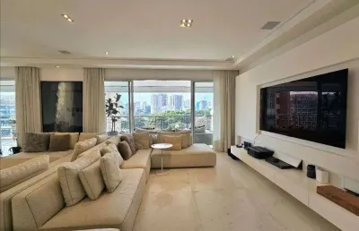 Apartamento com 4 dormitórios à venda, 400 m² por r$ 10.800.000,00 - moema - são paulo/sp