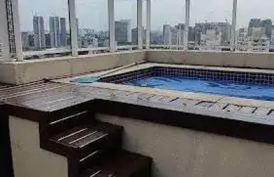 Cobertura com 3 dormitórios para alugar, 195 m² por r$ 15.966,00/mês - vila cruzeiro - são paulo/sp
