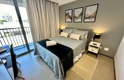 Studio com 1 dormitório à venda, 25 m² por r$ 414.000,00 - indianópolis - são paulo/sp