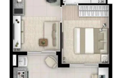 Apartamento com 1 quarto à venda na Ruahelvétia, 980, Campos Eliseos, São Paulo