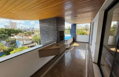 Penthouse de luxo no brooklin: 5 quartos, 3 suítes, 4 salas, 5 banheiros, 3 vagas, 216m² - venda ou locação em sp