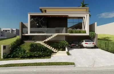 Casa em condomínio para venda em presidente prudente, parque residencial damha iv, 5 dormitórios, 5 suítes, 7 banheiros, 2 vagas