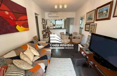 Apartamento com 2 dormitórios à venda, 65 m² por r$ 470.000 - pitangueiras - guarujá/sp