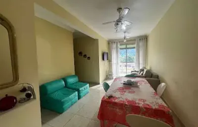 Apartamento com 3 dormitórios para alugar, 83 m² - jardim três marias - guarujá/sp