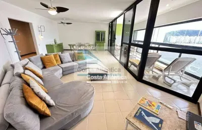 Apartamento com 4 dormitórios à venda, 160 m² por r$ 1.300.000,00 - astúrias - guarujá/sp