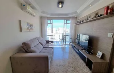 Apartamento com 3 dormitórios à venda, 90 m² por r$ 620.000 - pitangueiras - guarujá/sp