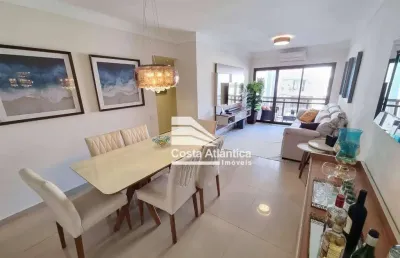 Apartamento com 3 dormitórios à venda, 100 m² por r$ 795.000,00 - pitangueiras - guarujá/sp