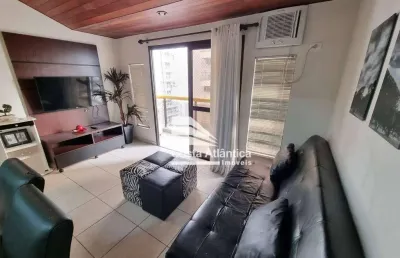 Flat com 1 dormitório à venda, 60 m² por r$ 350.000,00 - pitangueiras - guarujá/sp
