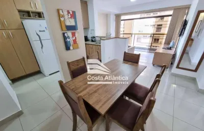 Flat com 2 dormitórios à venda, 84 m² por r$ 500.000,00 - pitangueiras - guarujá/sp