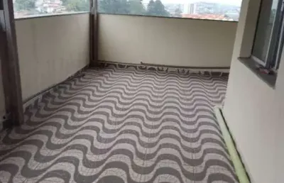 Apartamento á venda duplex com 2 dormitórios,  1 vaga e com 90m² em vila romanópolis por r$ 220.000.  imóvel residencial em ferraz de vasconcelos/sp.