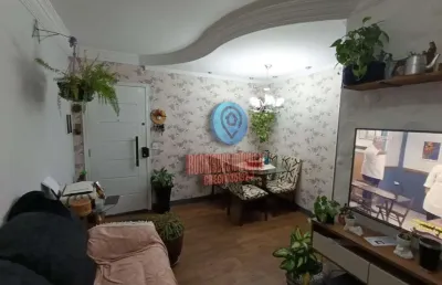 Apartamento semi mobiliado á venda com 2 dormitórios,  1 vaga e com 48m² em jardim são miguel por r$ 210.000.  imóvel residencial em ferraz de vasconcelos/sp.