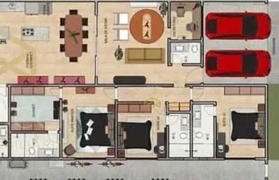 Casa residencial à venda, parque brasil 500, paulínia - ca5407.