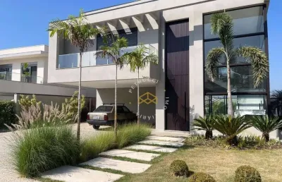 Casa com 4 dormitórios à venda, 400 m² por r$ 5.500.000,00 - alphaville dom pedro - campinas/sp