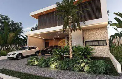 Casa com 4 dormitórios à venda, 366 m² por r$ 3.390.000,00 - parque brasil 500 - paulínia/sp