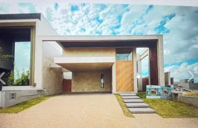 Fantástico  casa térrea em condomínio moderno de paulínia - estuda permuta!