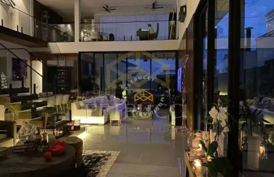 Casa com 4 dormitórios à venda, 490 m² por r$ 5.200.000,00 - loteamento mont blanc residence - campinas/sp