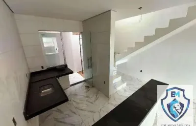 Casa para venda em betim, novo horizonte, 2 dormitórios, 2 suítes, 3 banheiros, 1 vaga