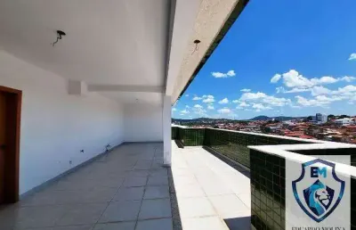 Cobertura para venda em betim, espirito santo, 3 dormitórios, 1 suíte, 3 banheiros, 3 vagas