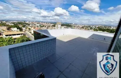 Cobertura para venda em betim, senhora das graças, 3 dormitórios, 1 suíte, 2 banheiros, 2 vagas